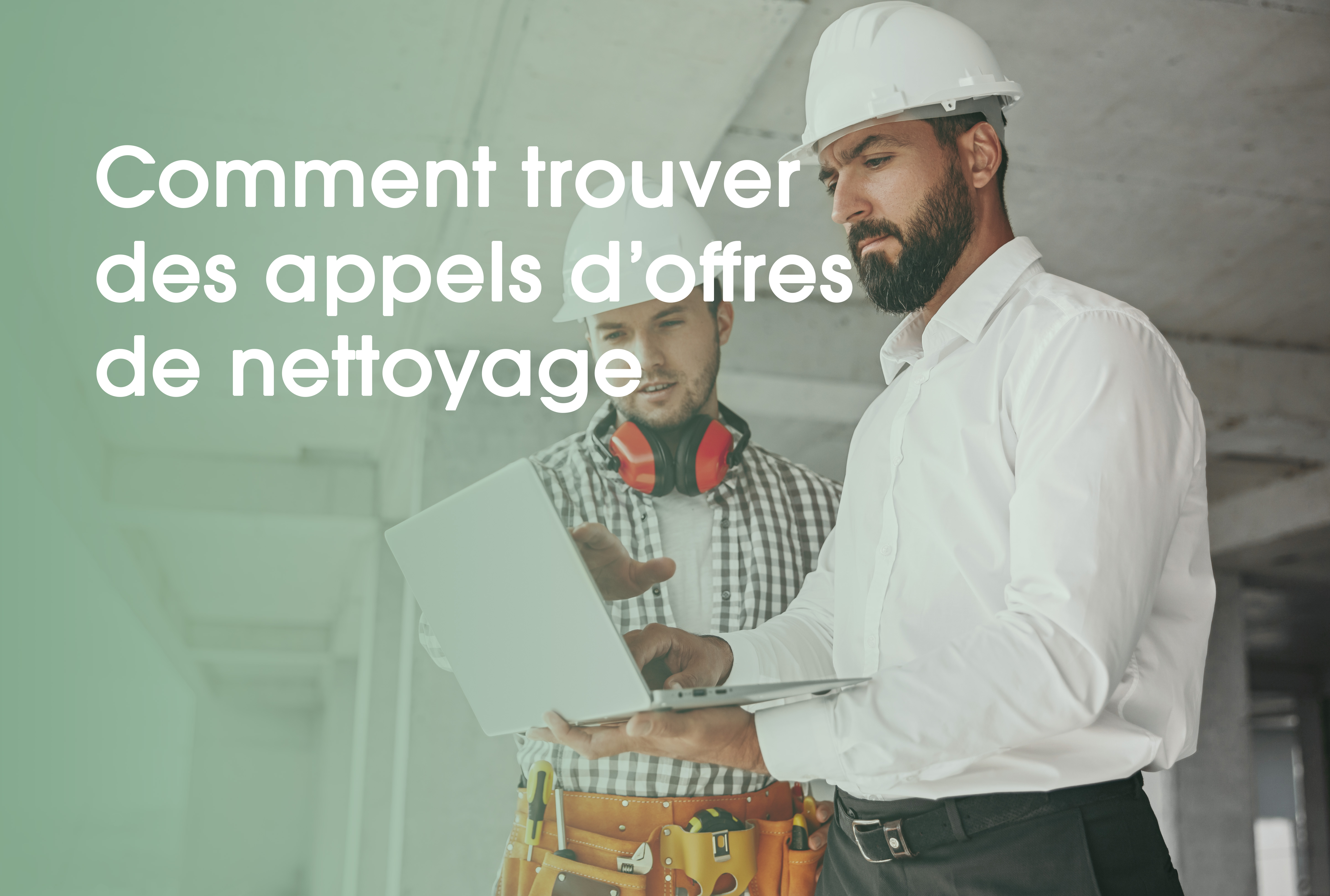 102-103 Trouver des appels d'offres de nettoyage